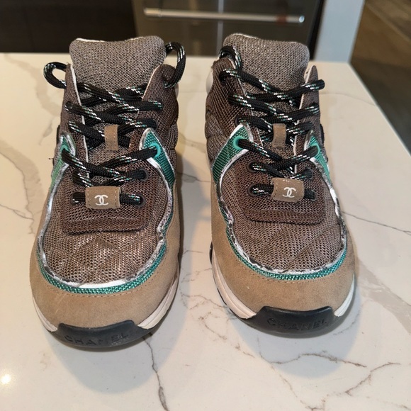 Authentic Chanel Reflective Runner Sneakers - Picture 10 of 10